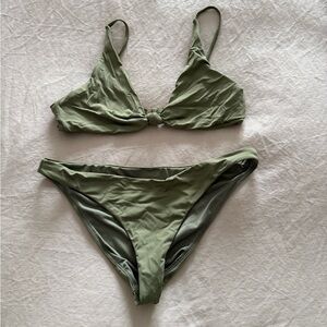 O’neill Olive Green Bikini Set